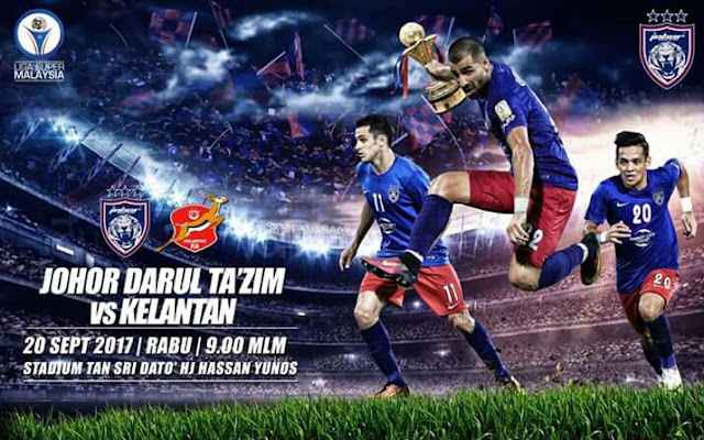 Live Streaming JDT vs Kelantan 20 September 2017 Liga Super Live Streaming JDT vs Kelantan 20 September 2017 Liga Super