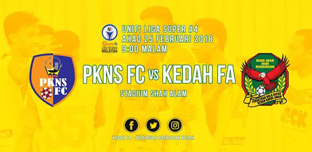 Live Streaming PKNS FC vs Kedah 25.2.2018 Liga Super Live Streaming PKNS FC vs Kedah 25.2.2018 Liga Super