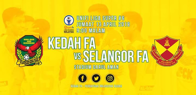 Live Streaming Kedah vs Selangor 13.4.2018 Liga Super Live Streaming Kedah vs Selangor 13.4.2018 Liga Super