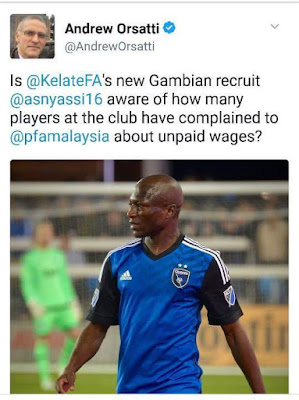 FIFPro Bela Nasib McKain, Mempersoalkan FAM Dan Membidas KAFA!