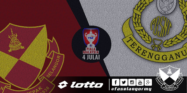 Live Streaming Selangor vs Terengganu 4.7.2017 Piala Malaysia