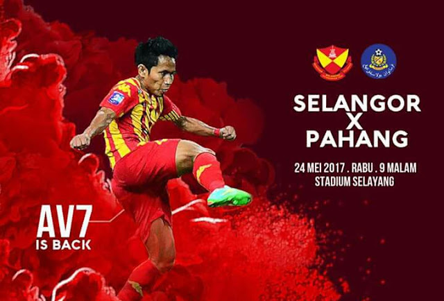 Live Streaming Selangor vs Pahang 24.5.2017 Liga Super