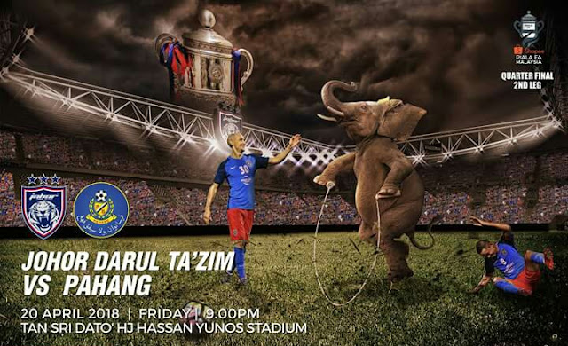 Live Streaming JDT vs Pahang 20.4.2018 Piala FA Live Streaming JDT vs Pahang 20.4.2018 Piala FA