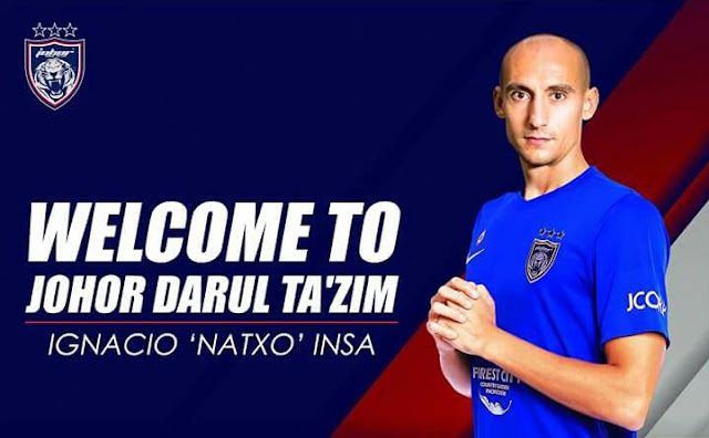 Biodata Natxo Insa Pemain Baharu JDT 2017