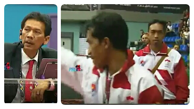 Video Pasukan Takraw Wanita Indonesia Tarik Diri, Jurulatih Tidak Puas Hati Pengadil!