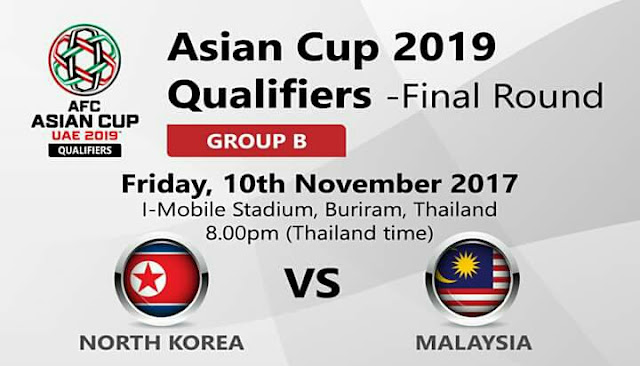 Live Streaming Korea Utara vs Malaysia 10.11.2017 Kelayakan Piala Asia 2019 Live Streaming Korea Utara vs Malaysia 10.11.2017 Kelayakan Piala Asia 2019