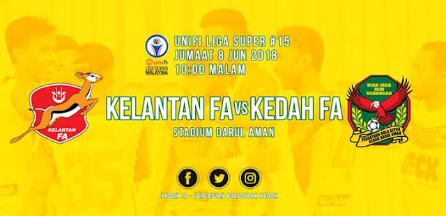 Live Streaming Kelantan vs Kedah 8.6.2018 Liga Super Live Streaming Kelantan vs Kedah 8.6.2018 Liga Super