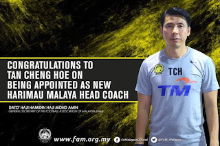 Tan Cheng Hoe Dilantik Ketua Jurulatih Harimau Malaya Baharu, Ganti Nelo Vingada! Tan Cheng Hoe Dilantik Ketua Jurulatih Harimau Malaya Baharu, Ganti Nelo Vingada!
