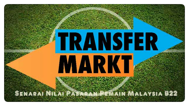 Senarai Nilai Pasaran Pemain Malaysia B22 Sukan SEA 2017