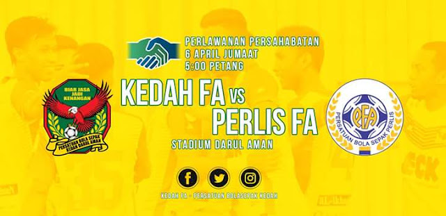 Live Streaming Kedah vs Perlis 6.4.2018 Friendly Match Live Streaming Kedah vs Perlis 6.4.2018 Friendly Match